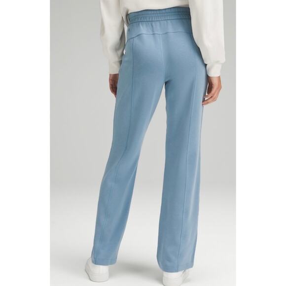 Lululemon Softstreme Pale Blue High Rise Drawstring Lounge Pant Size 2 Oversize - Picture 9 of 16